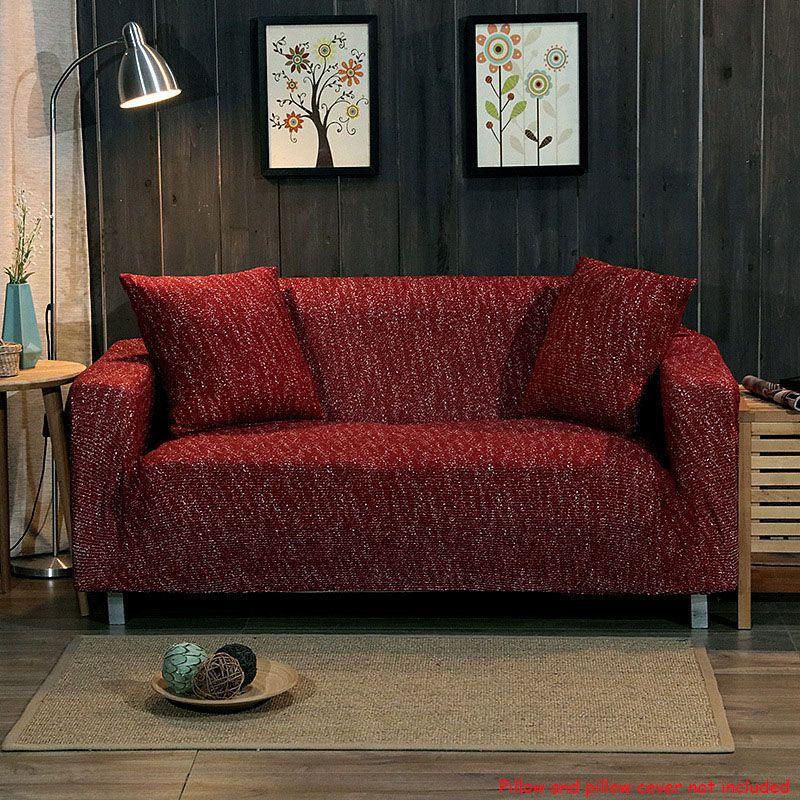 Super Soft Sofa Cover Stretch Elastic Fabric Sectional Couch Slipcover