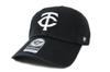 47 Brand (Forty Seven Brand) Cap 47 Clean Up Black MLB Minnesota Twins