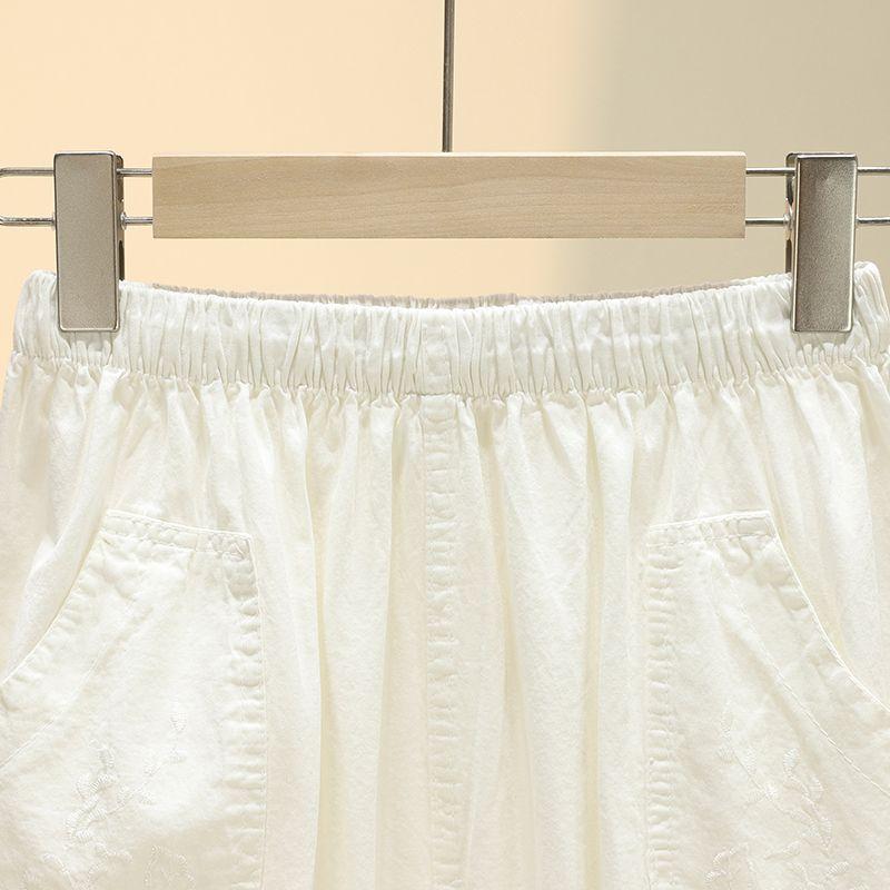 Летние приталенные свободные брюки с высокой посадкой в повседневном стиле для женщин, брюки с прямыми штанинами для верхней одежды