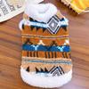 Warm Pet Vest Large Dogs Cats Thick Fleece Lined Winter Coat Golden Retriever Corgi Bichon Teddy