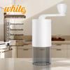 Wireless Portable Coffee Grinder with External Adjustment for Camping, Hand Drip, and Espresso