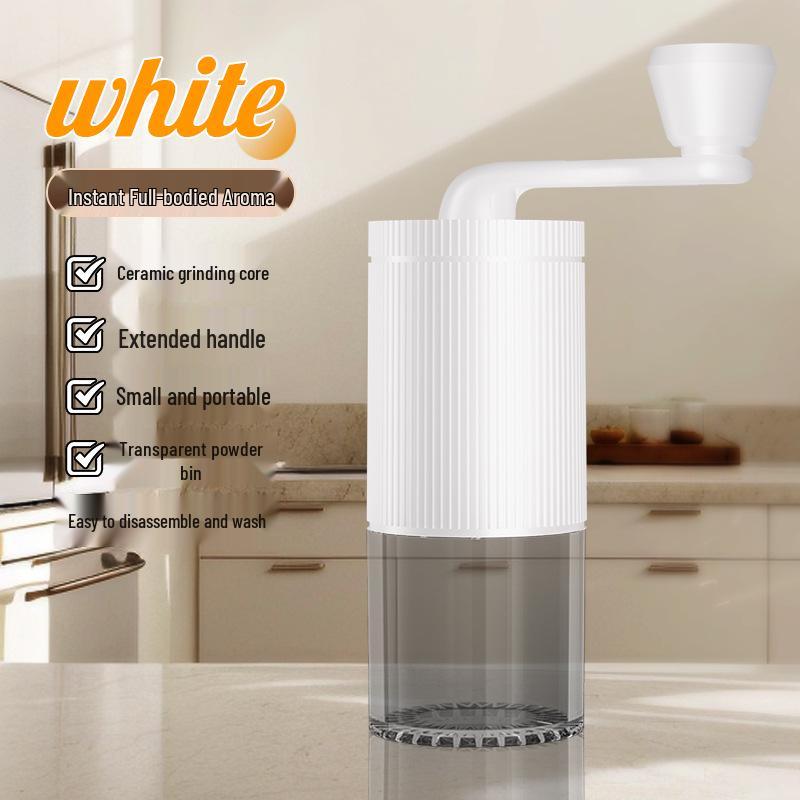 Wireless Portable Coffee Grinder with External Adjustment for Camping, Hand Drip, and Espresso