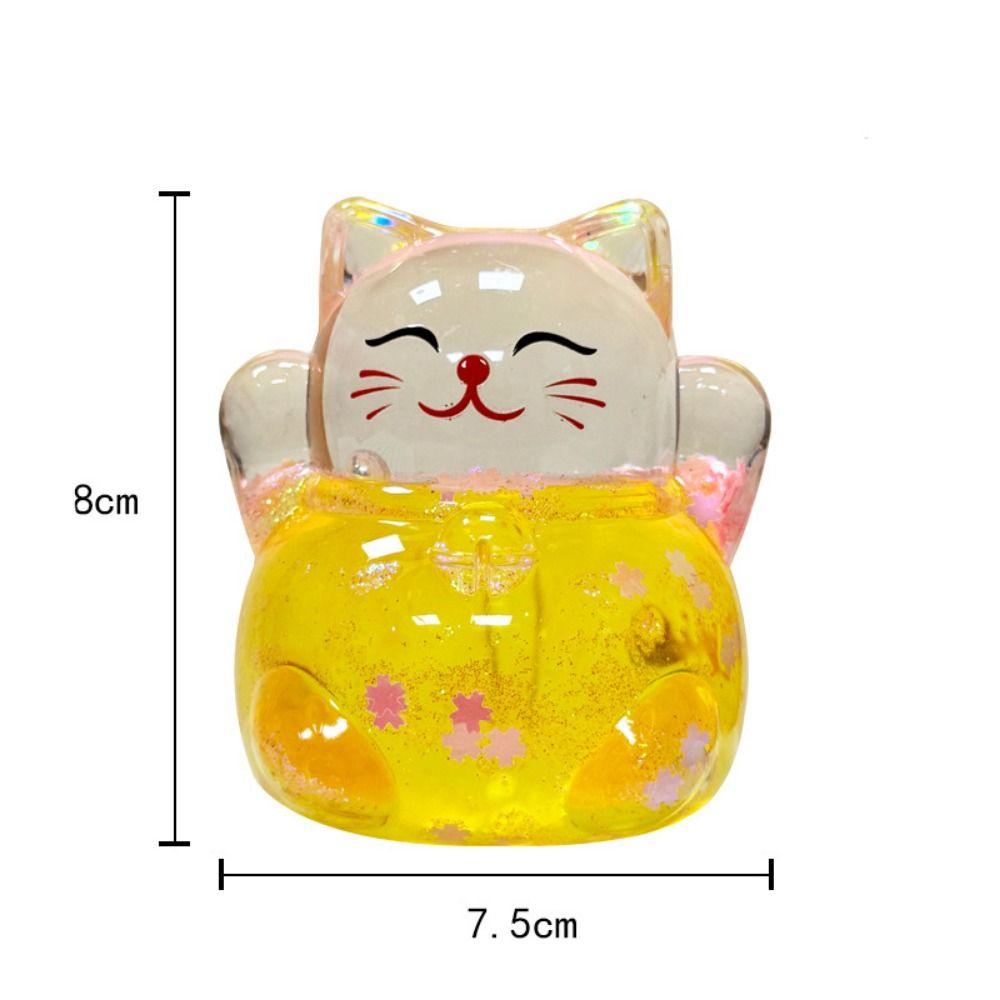 Милые куклы-кошки конфетного цвета Nagaya Fortune Cat Cartoon Cat Model Toy Resin Accessories