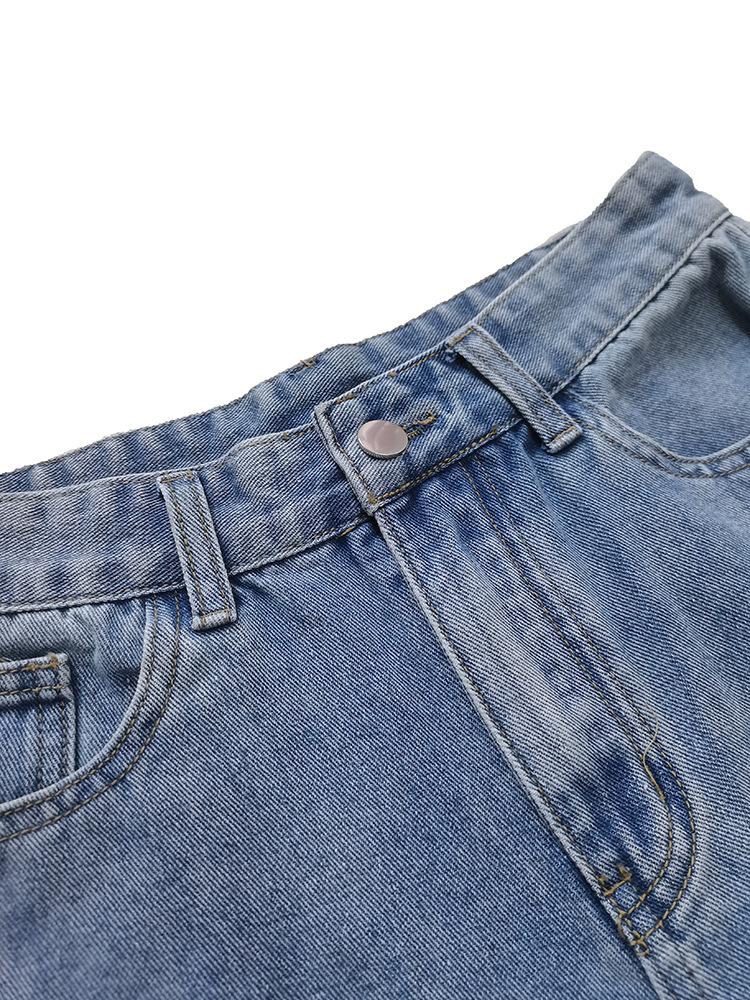 Сексуальные рваные мешковатые джинсы с кисточками для женщин