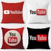 YouTube Наволочка комфорт Ежедневная Стирка Лен Мягкая для Дивана Кровати Домашней Комнаты Декор