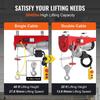 Electric Hoist Crane Winch 2640 lbs with 14 ft Wired Remote Control 230V