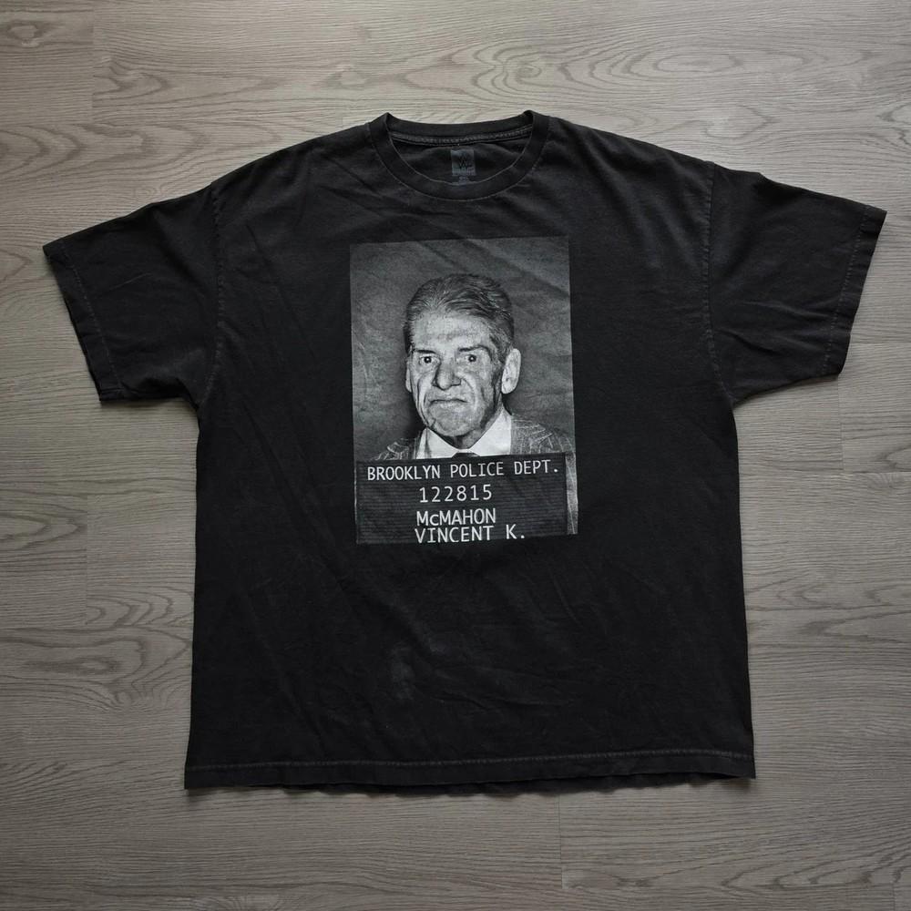 Vince McMahon Police Mugshot Gift For Fan S5XL Unisex TShirt EL1294