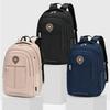 UNIVERSITY OF OXFORD Backpack, Travel Casual Double Shoulder Bag, Navy Blue