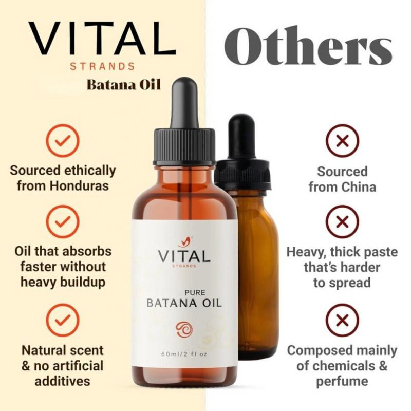 Vital Strands 100% Organic Batana Oil For Hair Growth For All Hair Types 60ml