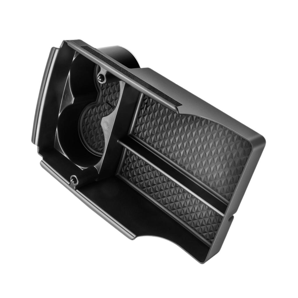 Ящик для хранения в центральной консоли автомобиля, подставка для подлокотника, органайзер для ящика Cubby Box с подстаканником, аксессуары для интерьера