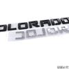 1Pc Colorado customization stickers Chevrolet pickup truck decals ABS rear cargo compartment lettering stickers.