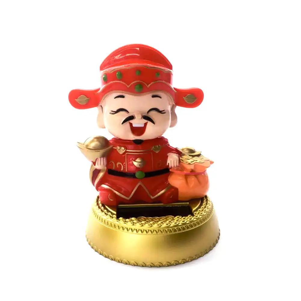 Интерьер автомобиля Центральная консоль Украшение Качающаяся голова Бог богатства Форма Мультяшная личность Украшение комнаты