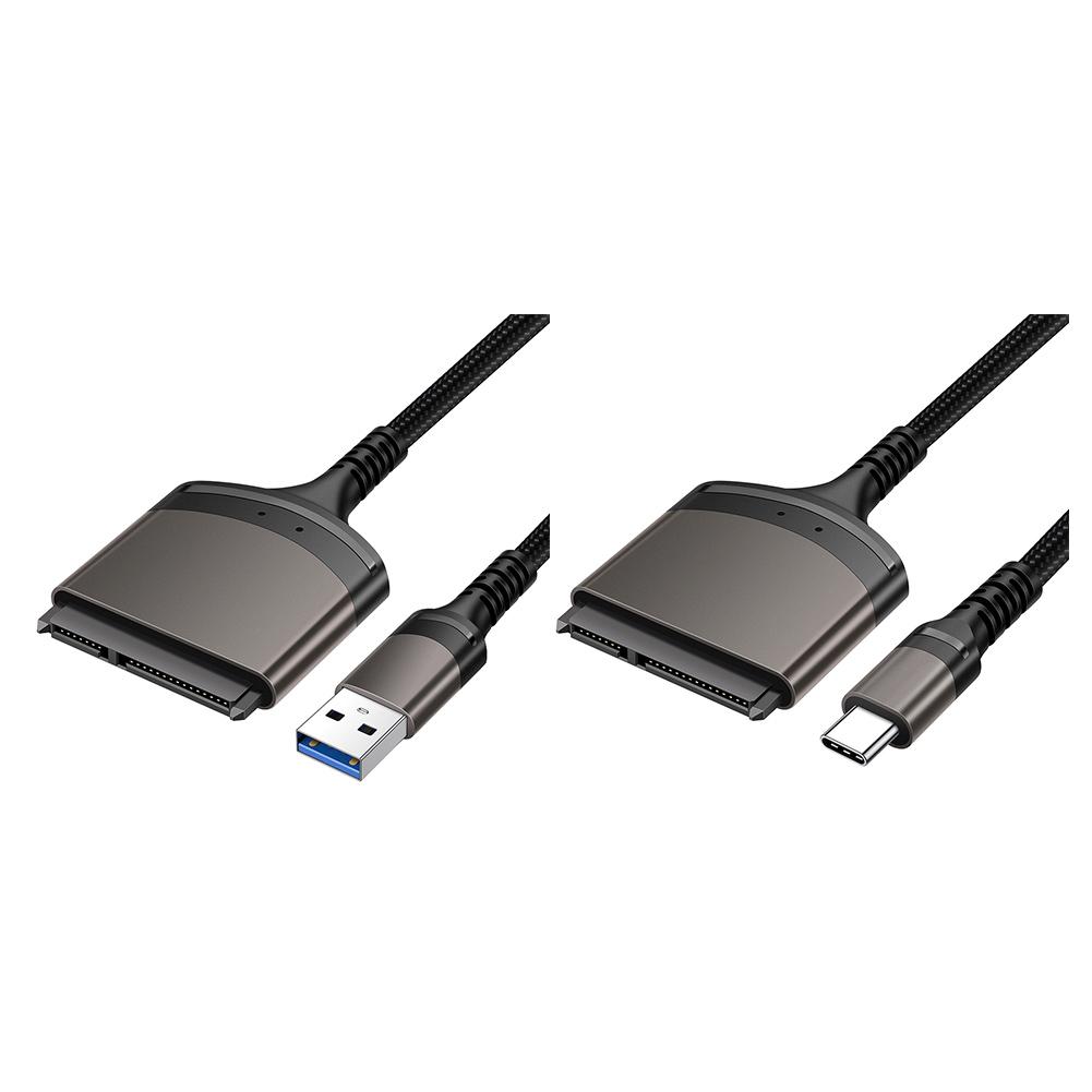 USB 3.0/Type C к SATA Кабель 7+15/22 Pin Компьютерный Разъем Поддержка Windows/MacOS/Chrome OS/Linux 1 Гбит/с для 2,5-дюймовых SSD HDD