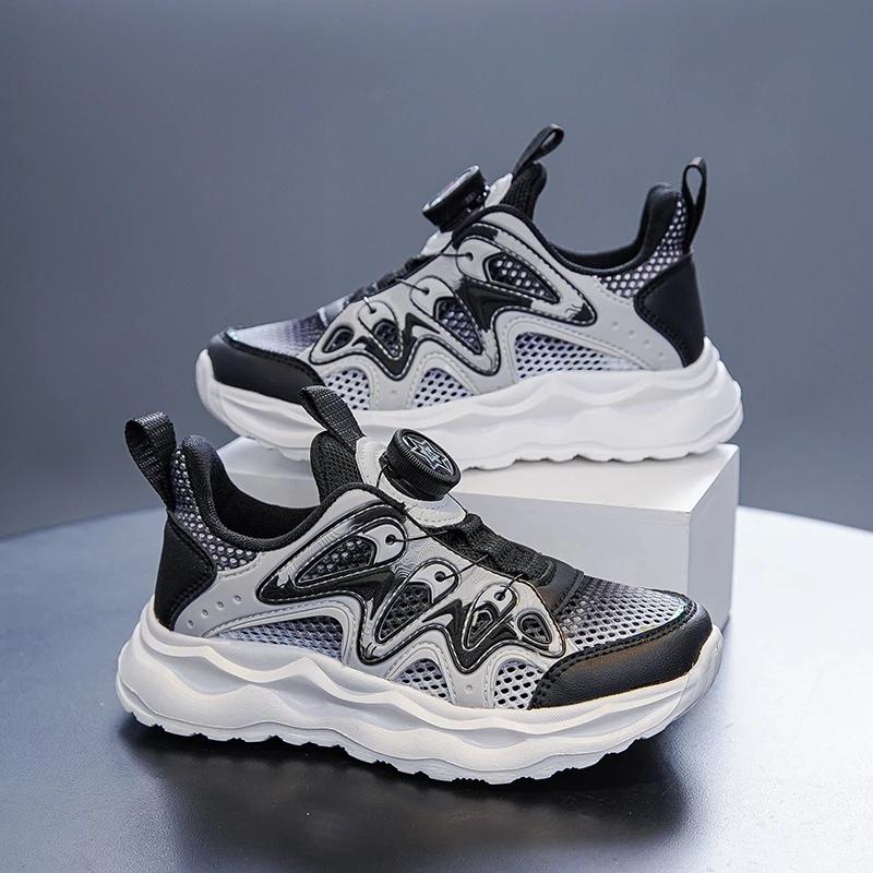 Boy Shoes Children Sneaker Summer Mesh Breathable Lightweight Kids Casual Shoes School Sports Tennis Boy Sneaker 4 To 12 Years