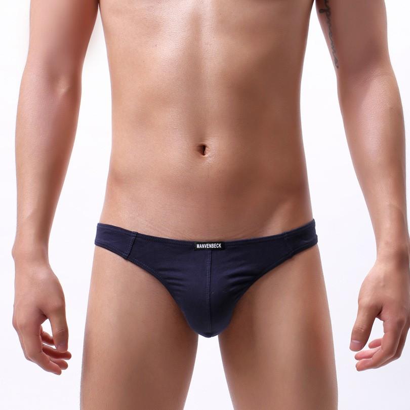 Men's Briefs Ultra-thin Ice Silk Transparent Comfortable Adult Low Waist