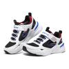 Skechers Bobs Удобные Уличные Велькро Детские Повседневные Туфли Детские Повседневные Туфли Красный Синий Белый 405257L-WBMT