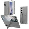 Роскошный оригинальный чехол для телефона Samsung Galaxy Z Fold 7 6 5 4 Защитная крышка с подставкой Стеклянная пленка Силиконовый захват Жесткий чехол