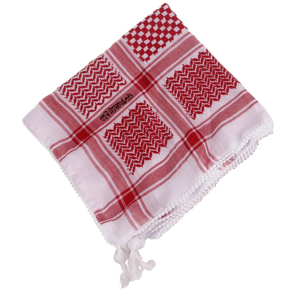 Religious Arab Adult Keffiyeh Headscarf Turban Jacquard Pattern Scarf Outdoor Headscarf for Male Daily Hair Accessory