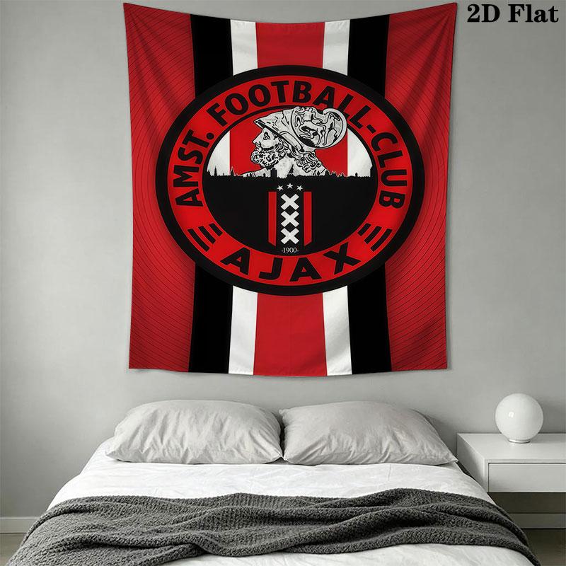 AFC Ajax Wall Hanging Printed Fabric Blanket Decorative Tapestries for Bedroom Living Room Home Decor