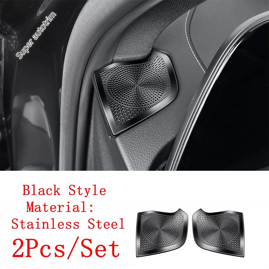 Central Control AC Air Conditioning Side Middle Vent Panel Cover Trim For Cadillac CT5 CT5-V  - 2025 Stainless Accessories