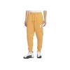 Jordan Casual Solid Color Fleece-Lined Knit Sweatpants Men Bottoms Tan CK6471-217