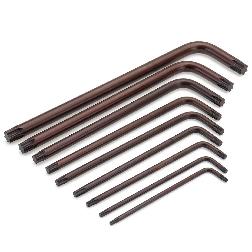 9 шт. Набор шестигранных ключей Allen Extra-long Arm AllenTorque Sae Metric Torx Широко