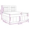 VidaXL Sommier à lattes de lit avec matelas Gris clair 180x200cm Tissu, lit, lit à plate-forme, lit à panneaux 3294047