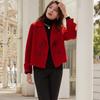 Женская куртка из 100% шерсти, СОВРЕМЕННАЯ НОВАЯ SAGA, осеннее шерстяное пальто, зимняя теплая шерстяная куртка, двубортная верхняя одежда