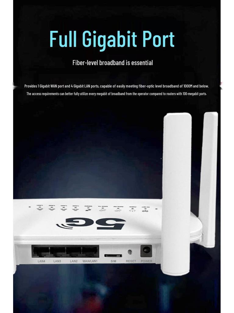 AX1800 Dual-Band 5G WiFi 6 Router with Enhanced Signal