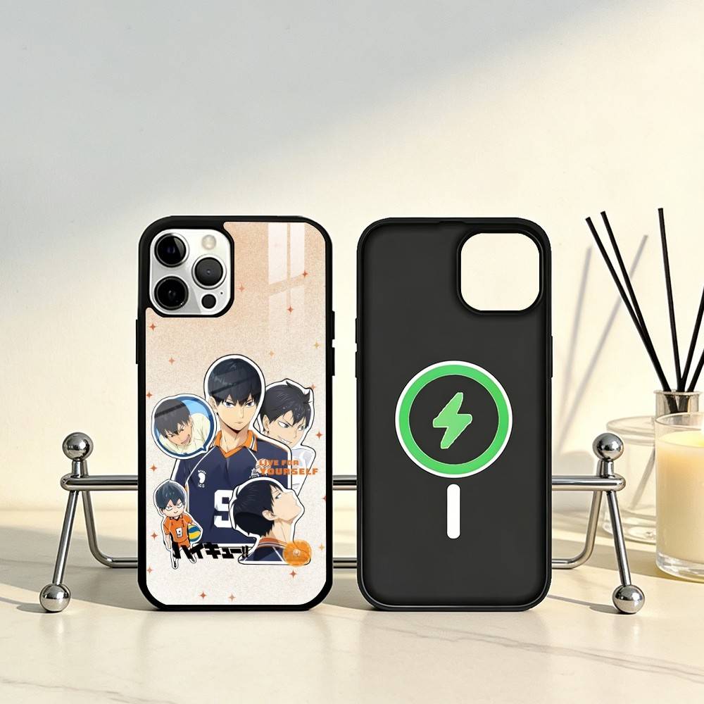 E-Epic Volleyball Haikyuu Phone Case For iPhone17,16,15,14,13,12,11 Plus,Pro Max Magnetic For Magsafe Wireless Charging
