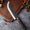 Ковка обвалочный нож Кухонный нож шеф-повара Ручные режущие инструменты из нержавеющей стали Убой мяса рыбы Нарезка Кливер Ножи мясника