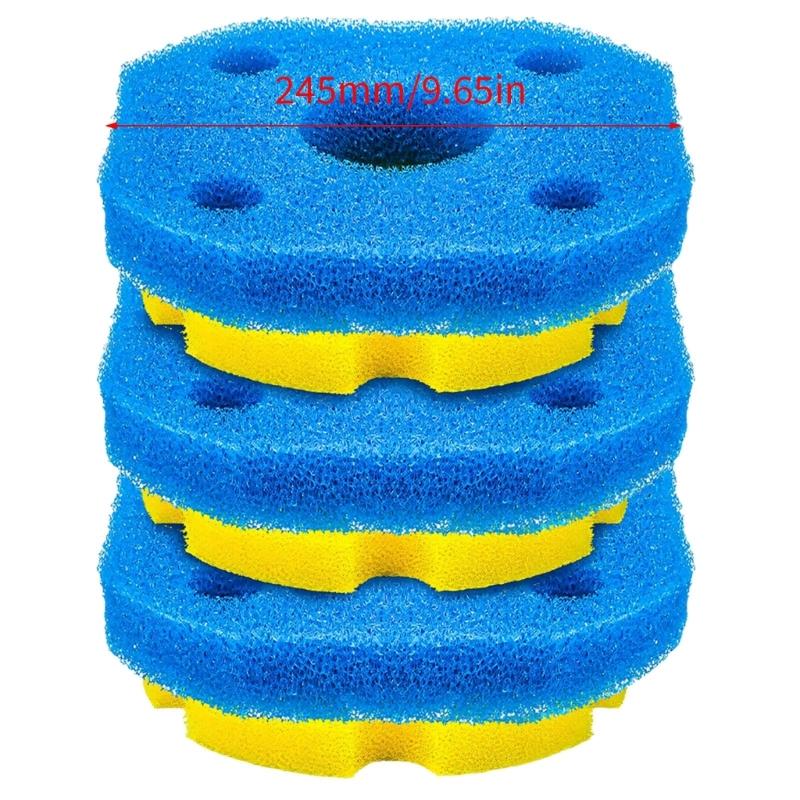 Многоцелевой сменный губчатый фильтрующий материал для фильтра CPF-250 CPF-180, фильтрующий материал для напорного прудового фильтра, прост в использовании