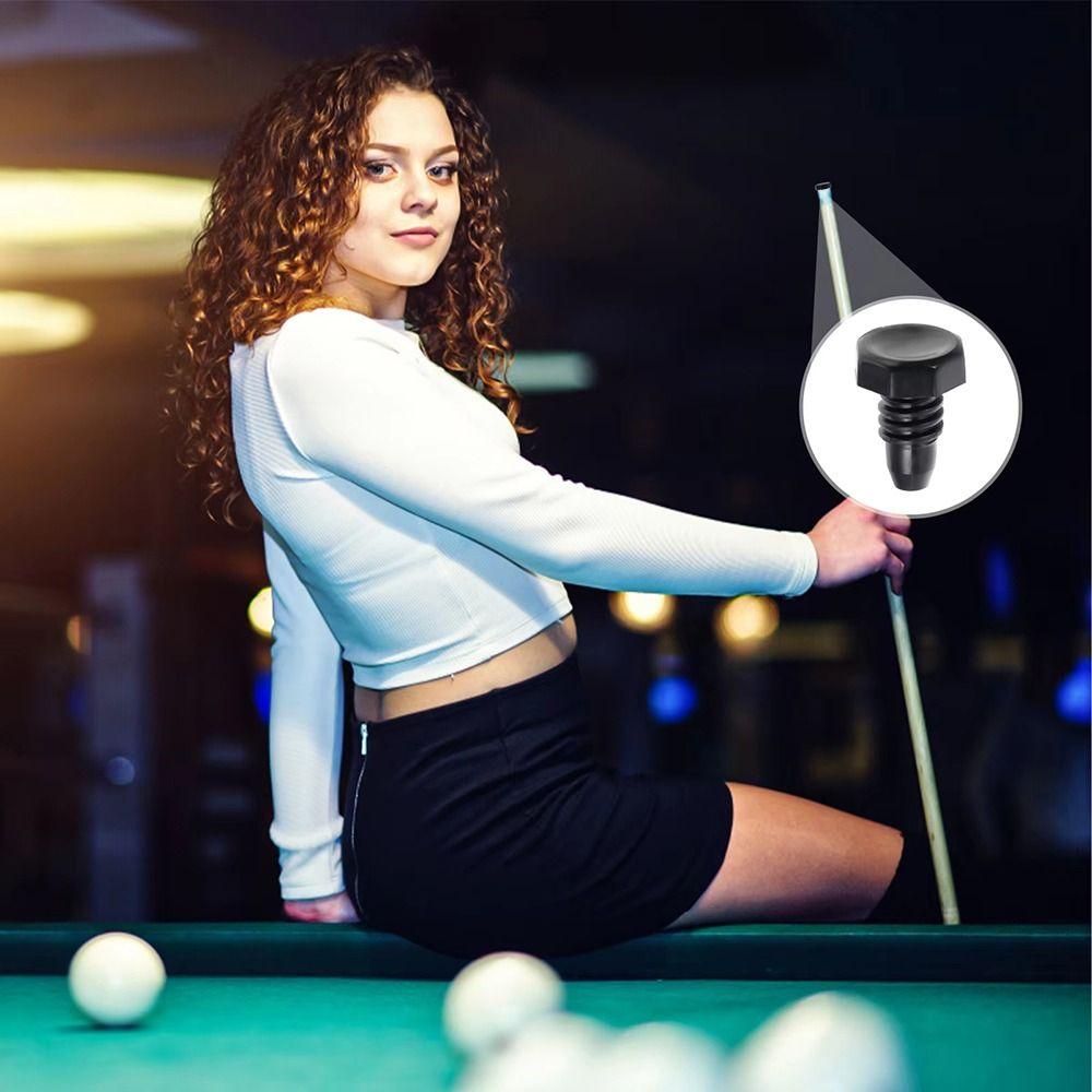 10Pcs Pool Cue Bottom Sleeve Tail Plug Screw Bumper Plug New Billiard Cue Bottom Covers