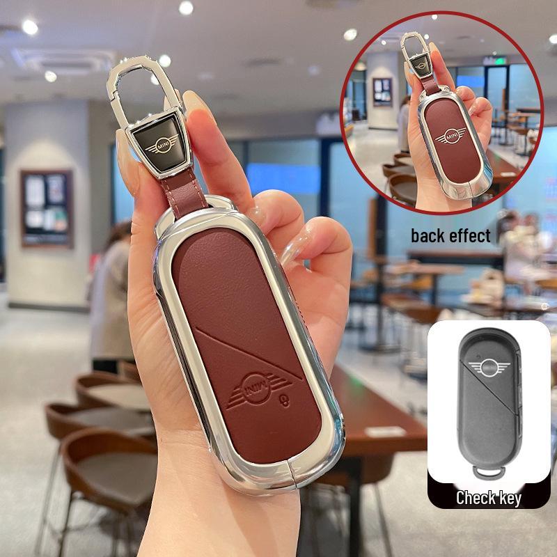 Чехлы для ключей BMW Mini: Премиальная кожа и металлическая пряжка для New Energy Countryman и Cooper – Набор из 25 штук