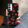 Милый чехол-крышка с вишнями для телефона Capa для Samsung Galaxy S25 A16 S24 Ultra S23 S25Ultra A56 A36 S23Ultra S20 FE A26