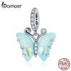 925 Sterling Silver Aurora Butterfly Pendant Fit for Women DIY Making Bracelet & Bangle Shiny Charms Fine Jewerly