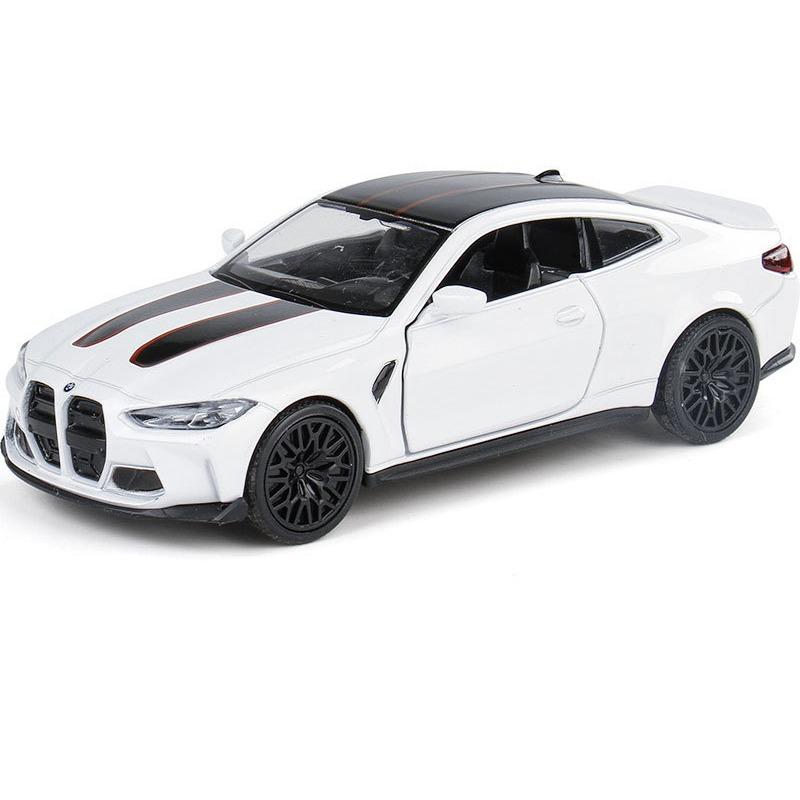 1/36 BMW M4 CSL Металлическая игрушечная машина из сплава Литые игрушечные машины Модель автомобиля Модель автомобиля для детей