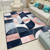 Скандинавский Геометрический КОВЕР Настраиваемый ДЛЯ ГОСТИНОЙ Роскошное Украшение Дома Ковры для Спальни Моющиеся Противоскользящие Напольные Коврики Прикроватные