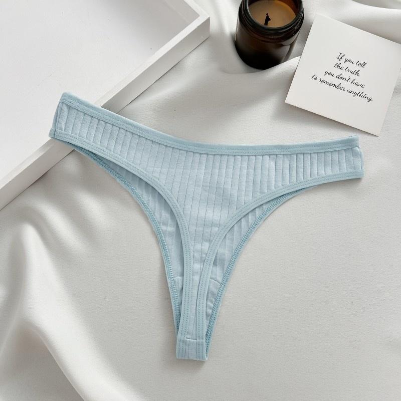 Allofme Cotton Panties for Woman Comfortable Panties Underwear Low-Rise Sexy T-Back Underwear S-XL
