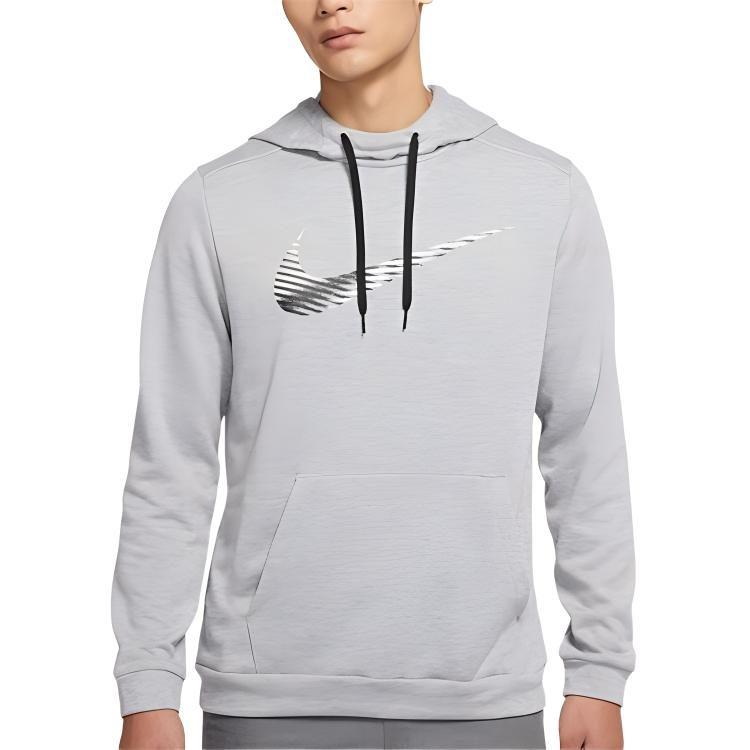 Nike Толстовки Мужские Темно-серые С капюшоном Умеренный Обычный DJ0276-063