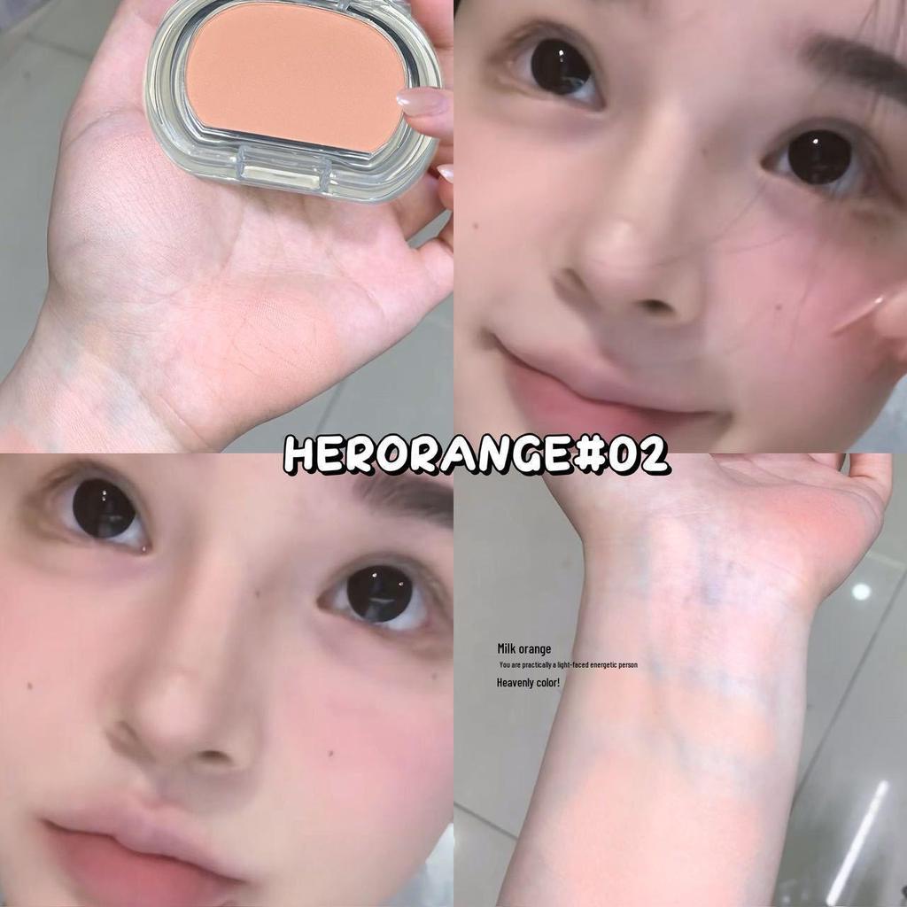 HERORANGE Нежный облачный матовый румяна - Стойкие, для натурального контуринга, в корейском стиле
