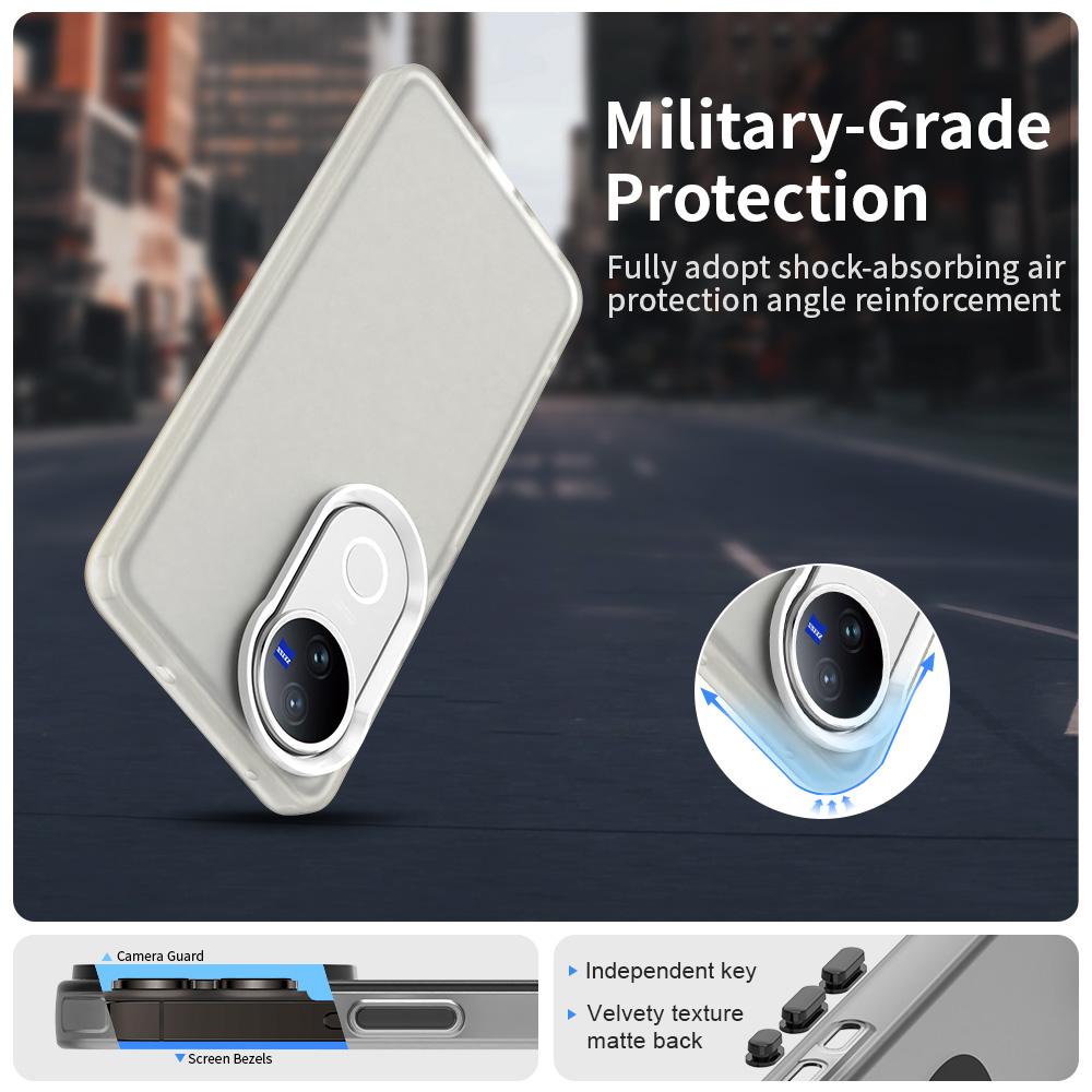 Матовый чехол для Vivo V50 Обложка Vivo V50 Fundas Coque Матовый Полупрозрачный ПК TPU Края Задняя Панель Телефона Бампер Телефона Vivo V50