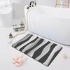 Впитывающий нескользящий коврик Дверной коврик Ванная комната Туалет Пол Душевая комната Коврик для ванной Современный кухонный коврик