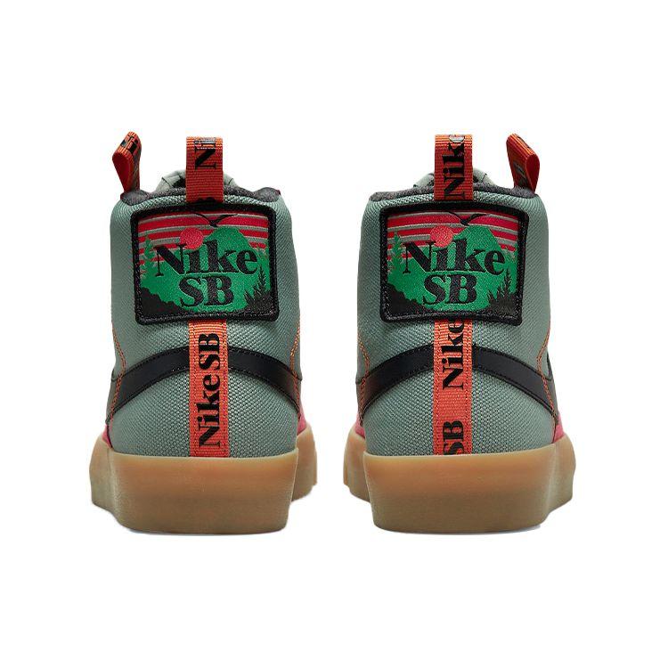 Nike Пакет Blazer SB Mid Premium Acclimate Pack — кроссовки унисекс Sport Spice Pink Jade-Smoke Black DC8903-301