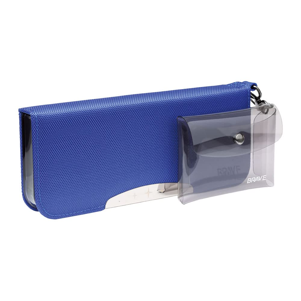 Sonic Brave Alrock Pencil with Clear Blue Case, Double-Sided Slim, Pouch, FD-5670-B