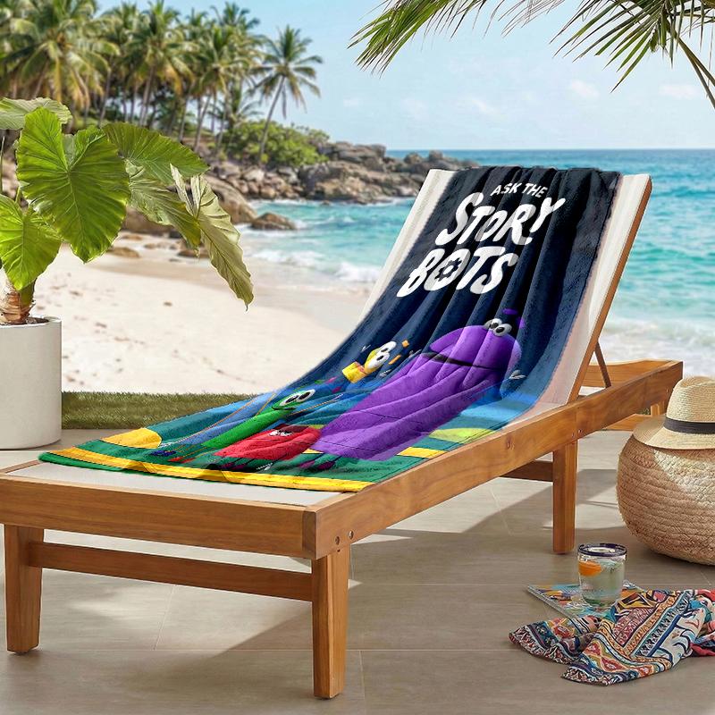 Ask Storybots Fashion Beach Towel: Ideal for Summer Adventures Soft, absorbent and quick drying suitable for swimming and bathing