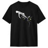 Cat Black Lover Skeleton Hand Boop Funny Halloween T-Shirt Summer  Pure Cotton T-Shirts For Male Hipster Design Tshirt