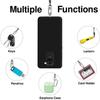 Coque de Protection - E.F.CONNECTION - Xiaomi 10T Lite - Silicone Souple - Bandoulière Noir - Couleur Unie