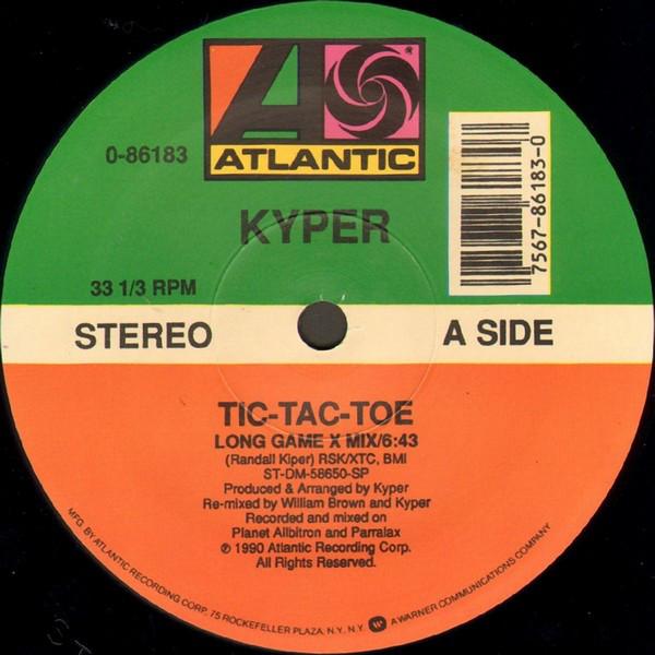 12-дюймовая пластинка KYPER TicTacToe 086183 Atlantic 1990 США Танцевальная Электроника Б/у