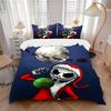 3Pcs Christmas Jack Skellington Bedding Set Quilt Cover Pillowcase Home Christmas Xmas Halloween Gift 1 Duvet Cover 2 Pillowcase S921457